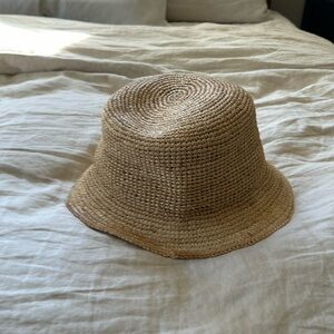 Wyeth Aden Bucket Rafia Crochet Hat